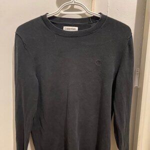 Calvin Klein Black Merino Wool Sweater
